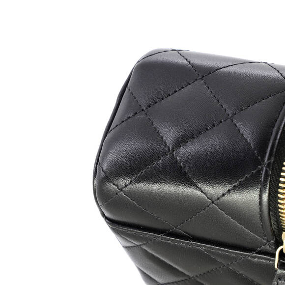 Chanel Mini Camellia Bow Vanity Case with Chain Quilted Lambskin - Picture 7 of 7